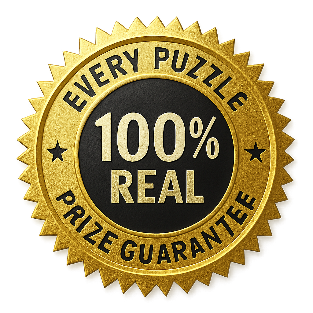 100% Prize Guarantee Badge
